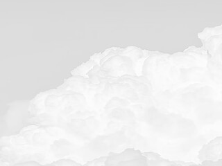 Beautiful gray and white image of clouds.