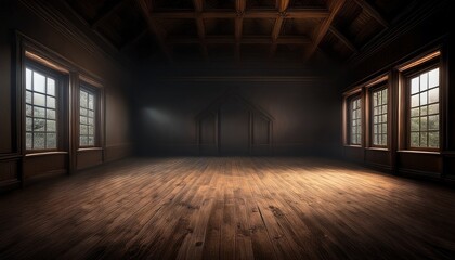 light in the dark room