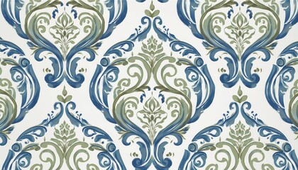 seamless damask pattern