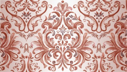 Fototapeta premium seamless damask pattern