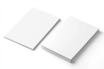 A4 letterhead design, clean layout, front and back views