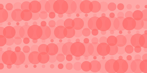 Red circles bokeh background, abstract design, soft colors, graphic element, illustration
