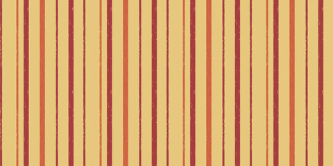 Fototapeta premium Vintage seamless pattern with orange lines for fabric design