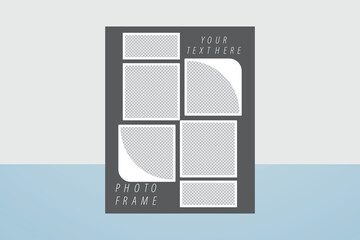 College photo frame layout album