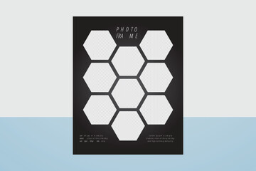 College photo frame layout album