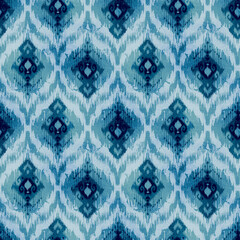 Geometric ethnic oriental ikat pattern traditional Design for background, carpet, wallpaper, clothing, wrapping, Batik, fabric, Vector illustration. embroidery style.seamless ikat pattern traditional 