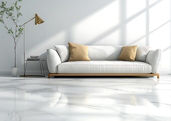Modern Living Room Interior.