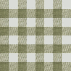 Gingham check plaid pattern in soft colour for tablecloths, wrapping paper,napkin, blanket, scarf. Seamless bright monochrome gingham tartan check vector illustration for spring summer fashion textile