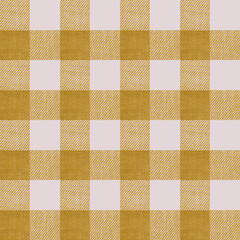 Gingham check plaid pattern in soft colour for tablecloths, wrapping paper,napkin, blanket, scarf. Seamless bright monochrome gingham tartan check vector illustration for spring summer fashion textile