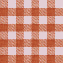 Gingham check plaid pattern in soft colour for tablecloths, wrapping paper,napkin, blanket, scarf. Seamless bright monochrome gingham tartan check vector illustration for spring summer fashion textile