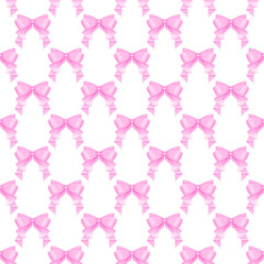 Coquette Ribbon Seamless Pattern