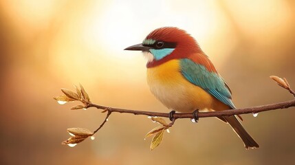 Obraz premium Beautiful bird flying in nature vibrant colors close-up view serene environment for wildlife enthusiasts
