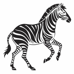 zorse black silhouette icon vector