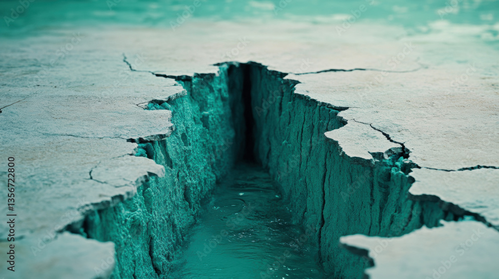 Poster the filename suggests a visual representation of the concept of deficit, potentially in a stylized o
