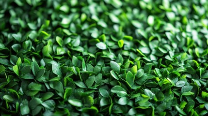 Fototapeta premium Lush Greenery Close Up Capturing Vibrant Leaves in a Natural Setting for Backgrounds and Textures with a Fresh and Invigorating Visual Mood