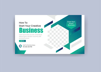 business YouTube thumbnail design, corporate business template design, youtube video thumbnail design 