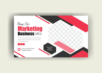 agency business template design, youtube video thumbnail design, conference thumbnail design 