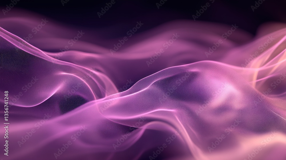 Poster elegant pink wave surface shimmering texture background flowing gentle light modern abstract backdro