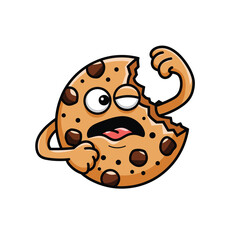 Funny cartoon icon vector illustration