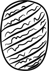 Tropical Pineapple coloring Page