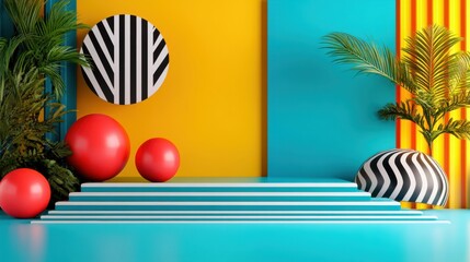 AR-ready creative workspace background with clean design and space for floating graphics