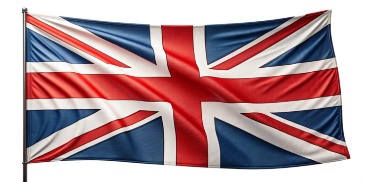 "Union Jack Flag of Great Britain and England – Isolated Transparent Background" "British UK Flag – Union Jack Isolated PNG for Design and Print" - Powered by Adobe