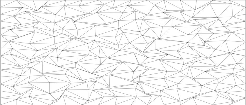 Abstract geometric pattern with chaotic triangular lines for modern design and background usage.