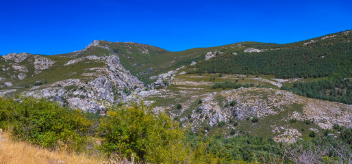Panoramic View, Montaña Palentina Natural Park, Palencia, Castile and León, Spain, Europe