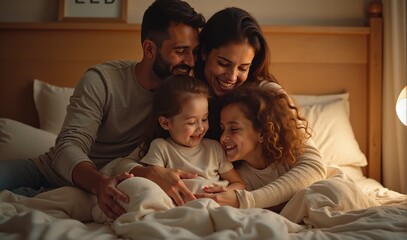 Fototapeta premium Bedtime Hugs