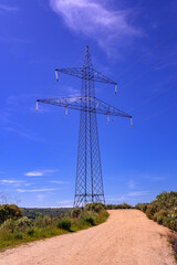 High Voltage Electric Energy Transportation Tower