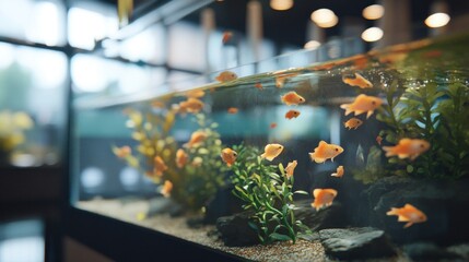 Pet shop aquarium