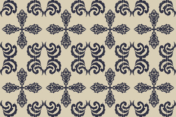 Motifs African boho paisley Floral embroidery Ikat pattern border. Ethnic ikat floral Ethnic Indian Pattern Ikat pattern Ethnic Pattern.Border indian floral Aztec embroidery border seamless patterns.