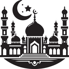 mosque vector illustration