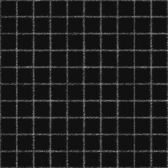 Illustration, background, seamless pattern in the form of a regular cell, chalk tables on a blackboard