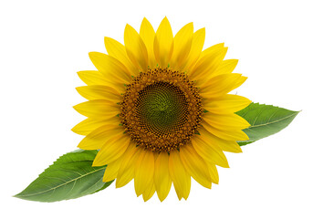 Obraz premium Realistic Yellow Sunflower - PNG Image