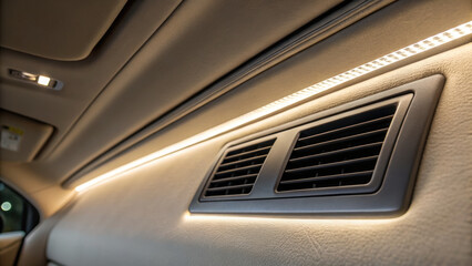 sleek design of fan and coil unit enhances interior ambiance while providing efficient airflow and comfort