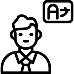 Foreign Language Proficiency Icon