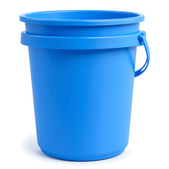 blue plastic cup