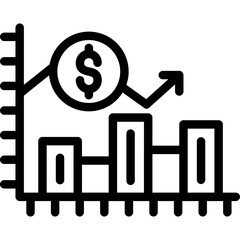 Financial Growth Chart Icon