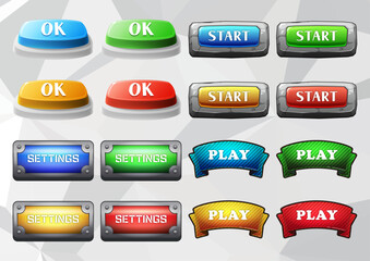 Button Banner Set 018