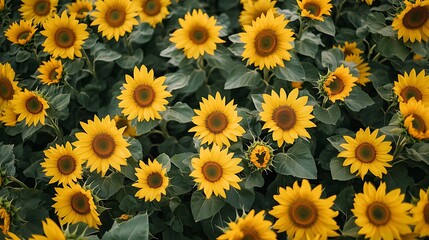 sunflowers in the garden