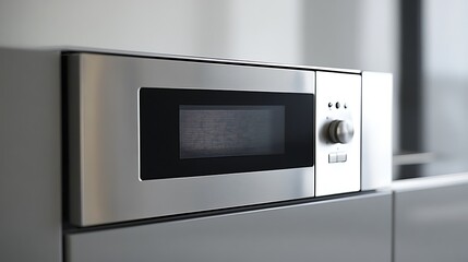 Fototapeta premium Modern Microwave Kitchen Appliance.