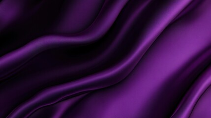 Obraz premium Deep Purple Fabric Drape: Luxurious Silk Texture