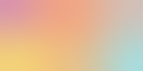 Abstract shine summer gradient background. Colorful vector illustration done in blue, beige, yellow, pink and orange colours. For cards, banners, wallpaper, textile, wrapping	