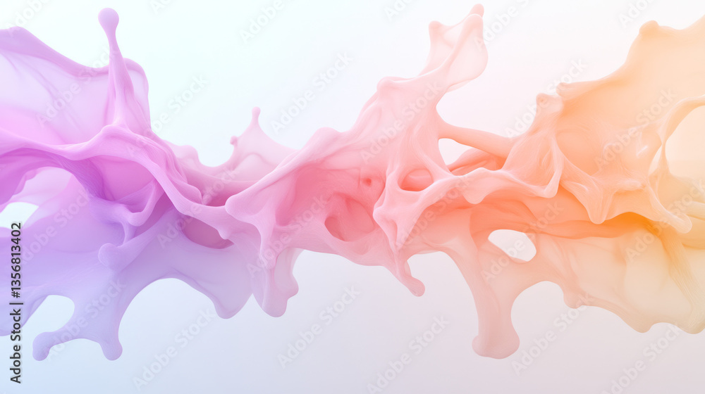 Poster a dynamic data network that visually mimics neural communication, flowing in continuous,