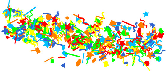 Confetti.Milkway, , Colorful confetti border frame. Great for a birthday party or an event celebration invitation or decor. Surface pattern design