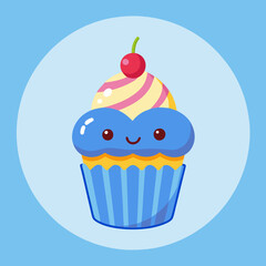 cupcake with cherry