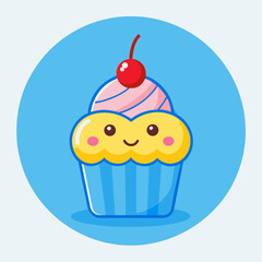 cupcake with cherry