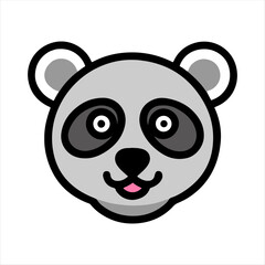PANDA ICON WITH  PANDA IMAGE