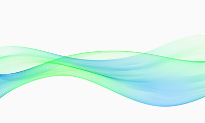 Multicolored flow of wavy lines, abstract wave background.